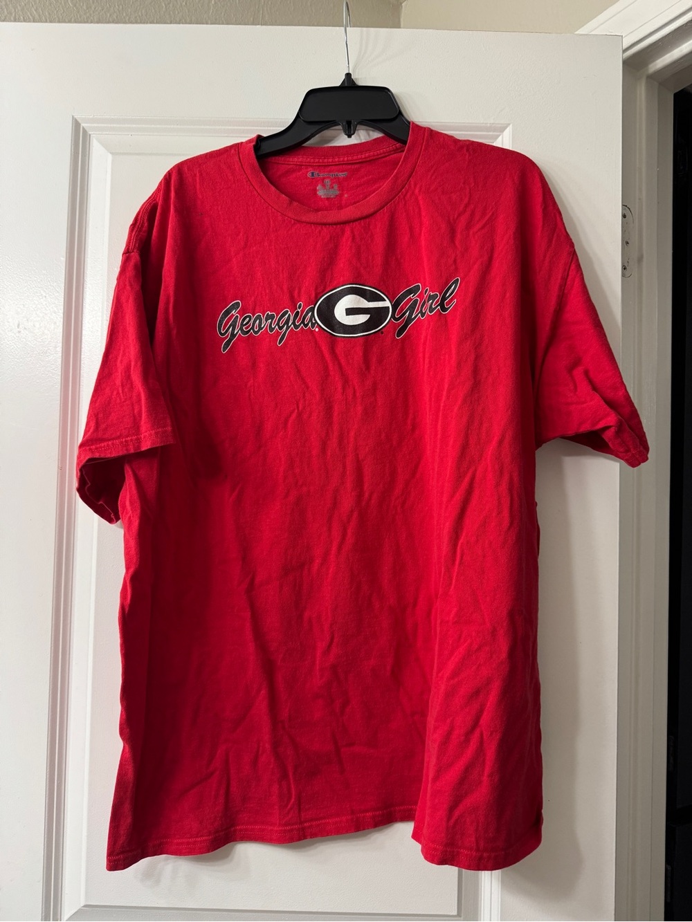 Champion Red Georgia Girl Graphic Tee